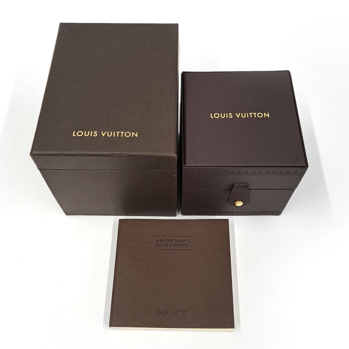 LOUIS VUITTON 
Tambour Slim MM 8P Diamanti 
Con scatola e garanzia