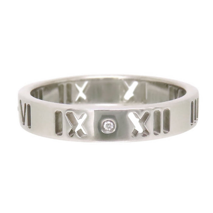 TIFFANY&Co. 
Anneau ajouré Atlas diamant