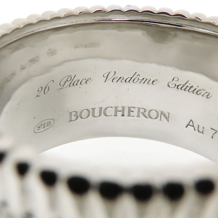 Boucheron 
キャトル ラディアント フルパヴェ ダイヤモンド リング