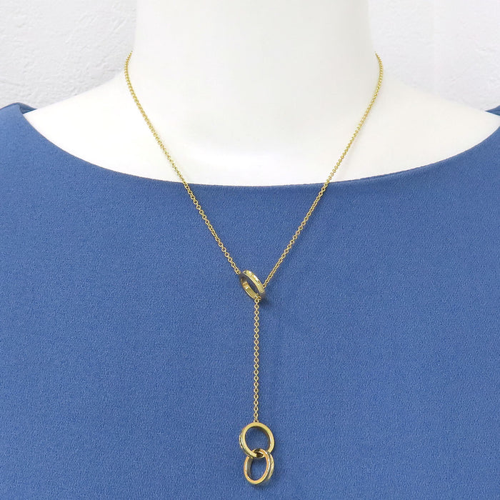 TIFFANY&Co. 
インターロッキングサークル ラリアット ネックレス