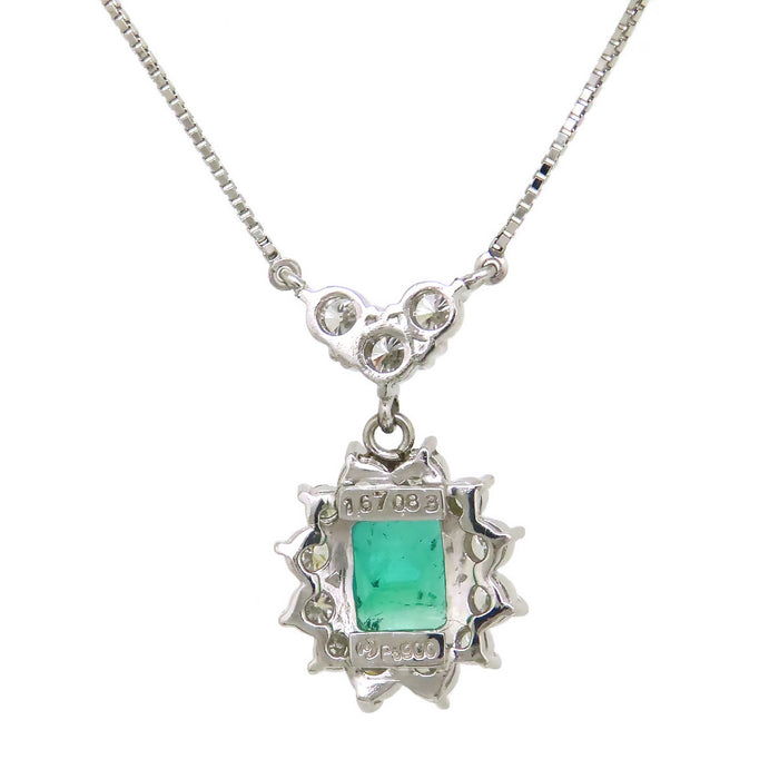TASAKI 
エメラルド ダイヤモンド ネックレス