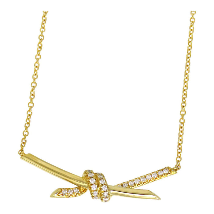 TIFFANY&Co. 
结形钻石项链