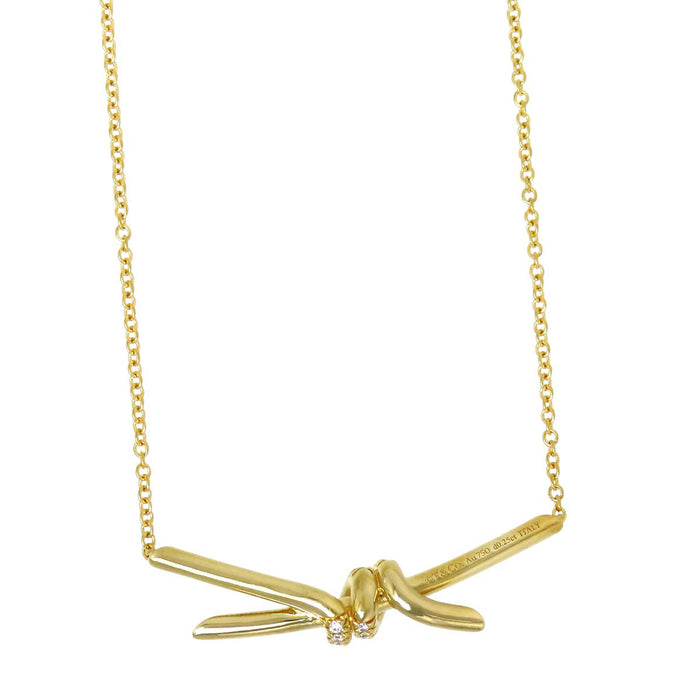 TIFFANY&Co. 
结形钻石项链