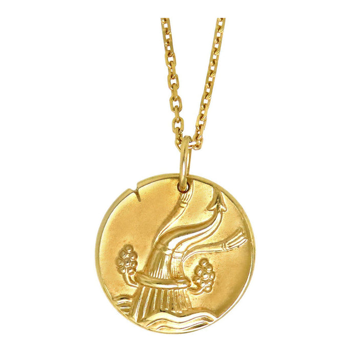 Van Cleef & Arpels 
Collana Medaglia Zodiacale Acquario