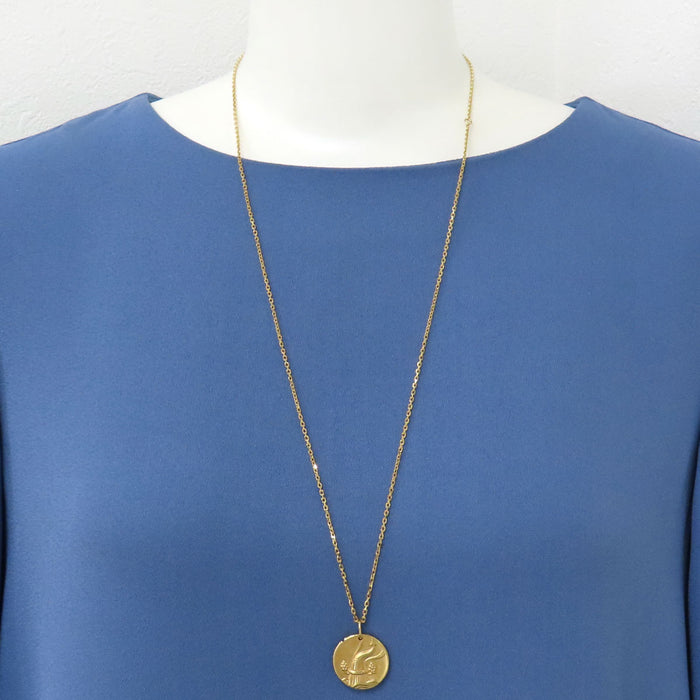 Van Cleef & Arpels 
Collana Medaglia Zodiacale Acquario