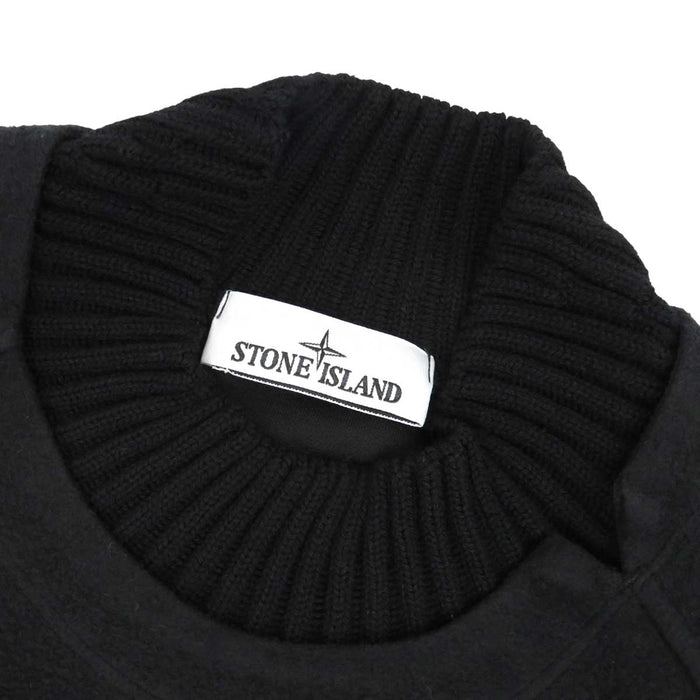 STONE ISLAND
Stone Island Patch Rib High Neck
Mock Neck Sweatshirt