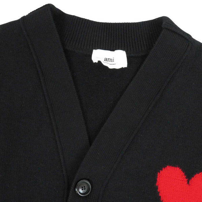 ami ハート ロゴ Vネック 
アミ ウール カーディガン