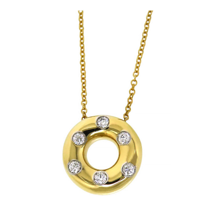 TIFFANY&Co. 
ドッツ サークル ネックレス