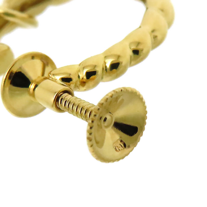 MIKIMOTO 
Orecchini a cerchio con perle