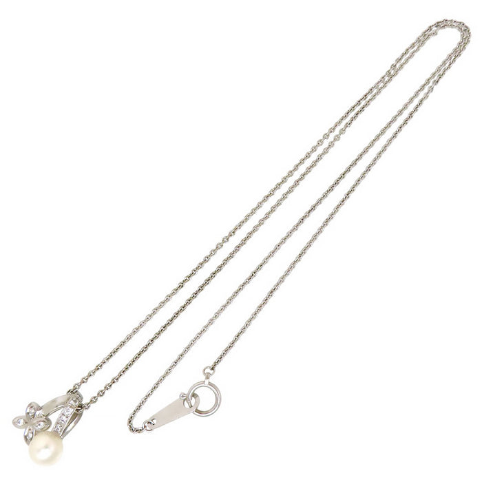 MIKIMOTO 
アコヤ パール フラワー ネックレス