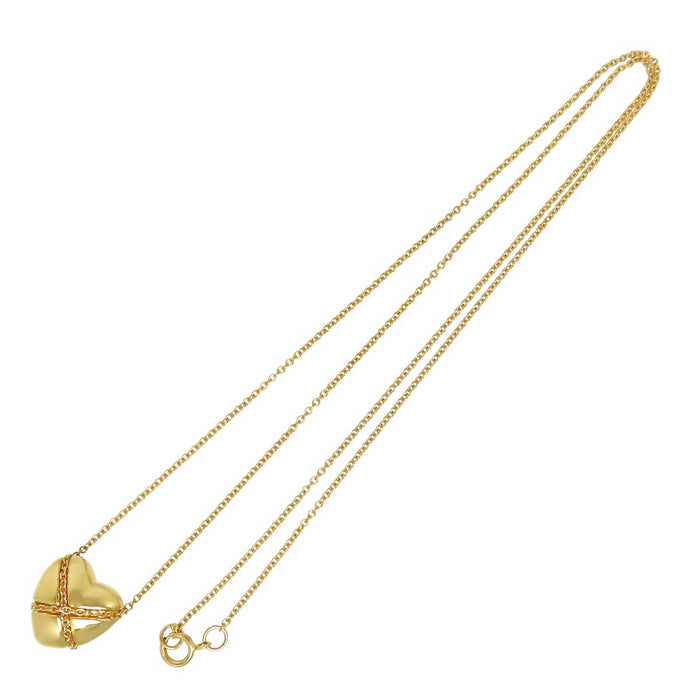 TIFFANY&Co. 
クロスチェーン ハート ネックレス