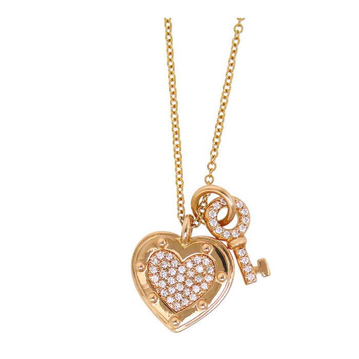 TIFFANY&Co. 
回歸心形吊牌鑰匙項鍊