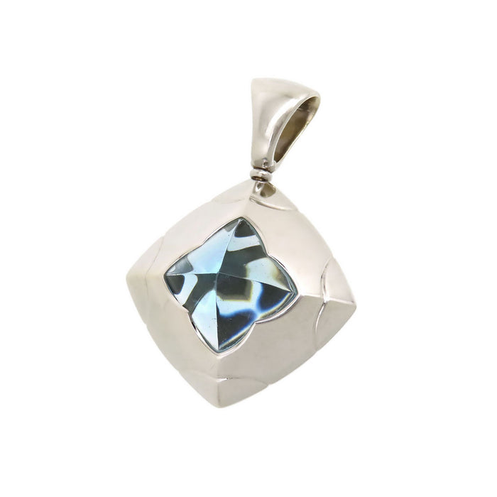 BVLGARI 
Pyramide Blue Topaz Pendant Top