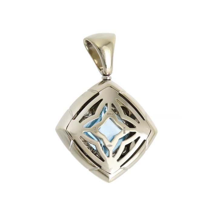 BVLGARI 
Pyramide Blue Topaz Pendant Top
