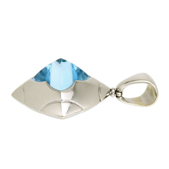 BVLGARI 
Pyramide Blue Topaz Pendant Top