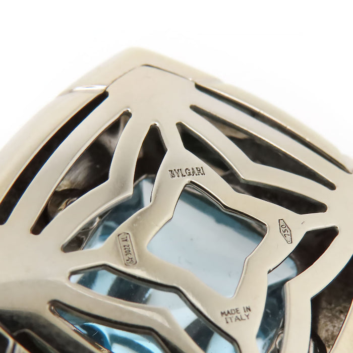 BVLGARI 
Pyramide Blue Topaz Pendant Top