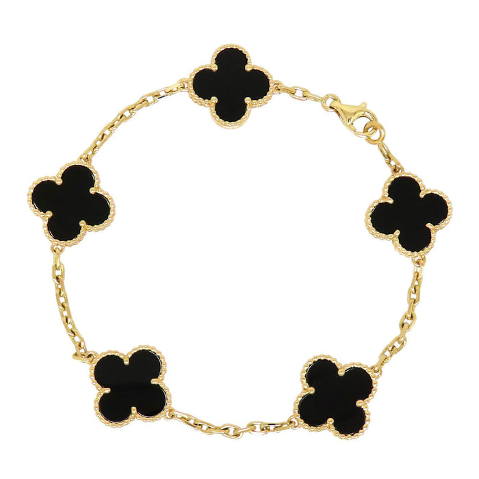Van Cleef & Arpels 
Bracelet Vintage Alhambra 5P Motifs