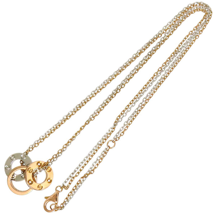 CARTIER
Love Three Hoop Necklace Diamond