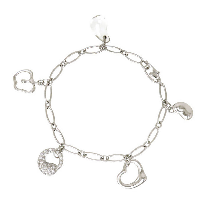 TIFFANY&Co. 
5モチーフ チャーム ブレスレット