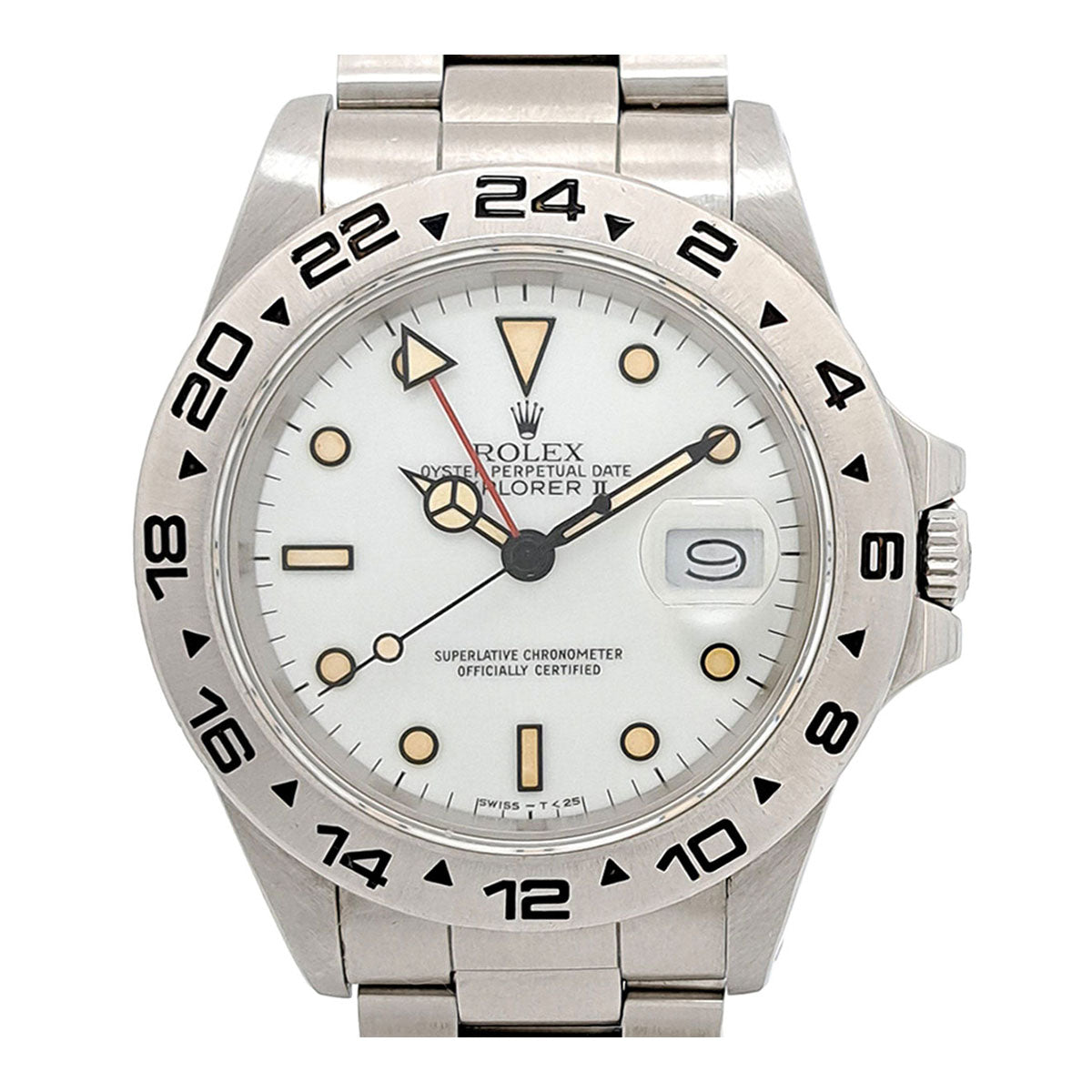 ROLEX エクスプローラーII アイボリーインデックス 箱付– TS Trading