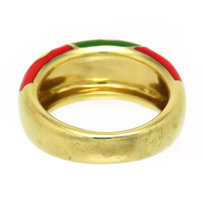 Ponte Vecchio 
エナメル マルチフラワー リング