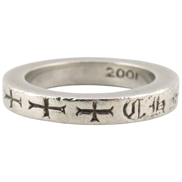 CHROME HEARTS 
CH SPACER Cross Silver 
Spacer Ring FUCK YOU