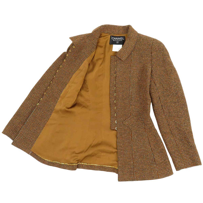 CHANEL 
COCO CC ココボタン 96A ゴールドカラー金具 
ココマーク ヴィンテージ セットアップ