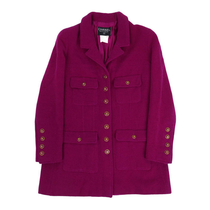 CHANEL 
COCO CC Coco Button 95P 
Coco Mark Vintage Jacket