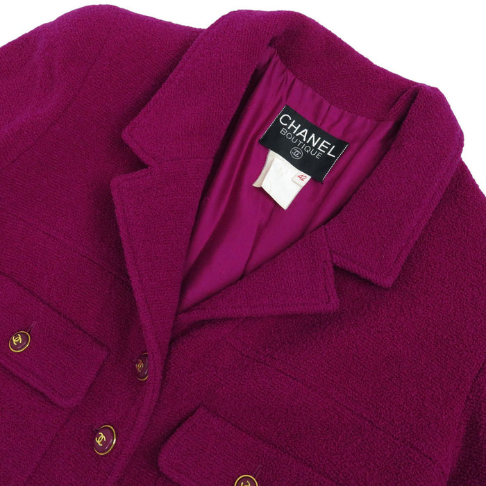 CHANEL 
COCO CC Coco Button 95P 
Coco Mark Vintage Jacket