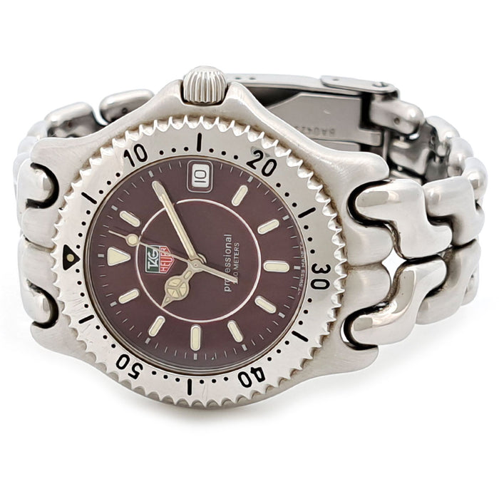 TAG HEUER 
プロフェッショナル 200M ボルドーダイヤル