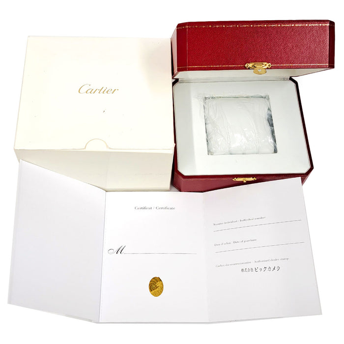 CARTIER 
Montre Santos de Mademoiselle SM 
Avec boîte et garantie