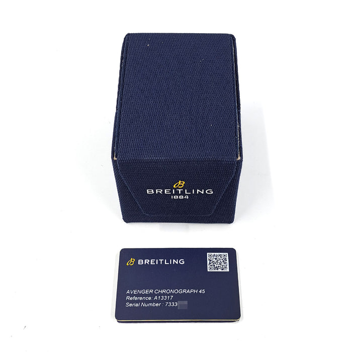 BREITLING 
アベンジャー クロノグラフ 45 
箱ギャラ付