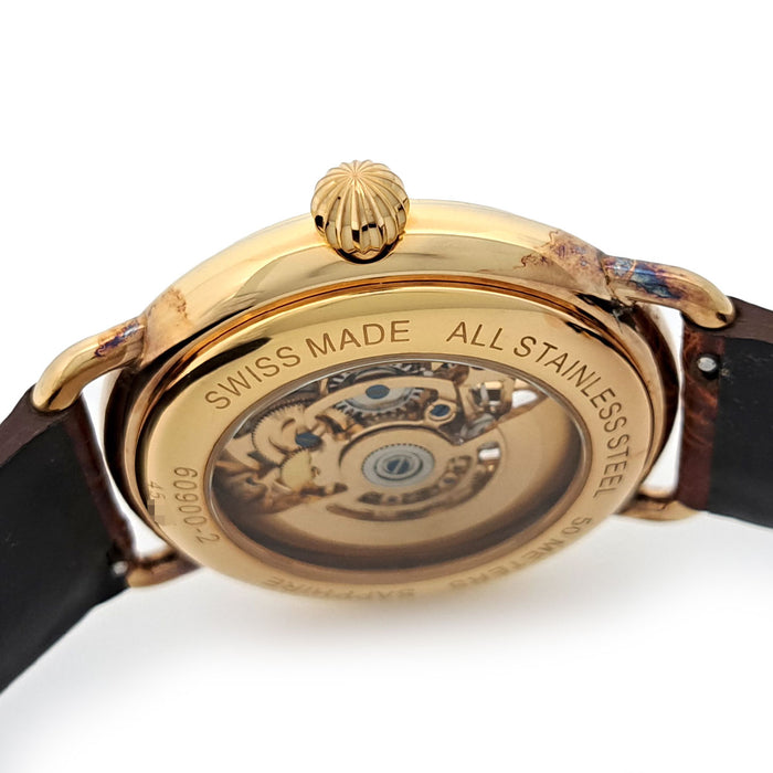 AEROWATCH 
ラウンド スケルトン