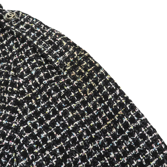 CHANEL 
COCO CC bottone logo 
marchio Coco giacca in tweed