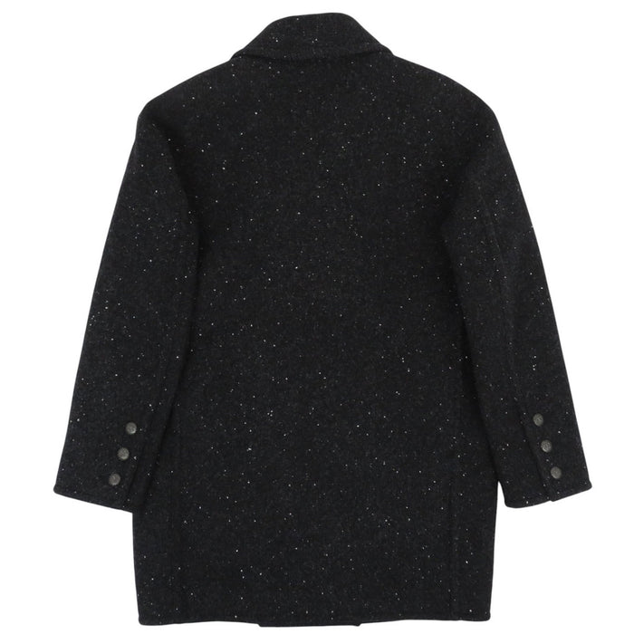 CHANEL 
COCO CC ココボタン ロゴ コットン ウール 
ココマーク ピーコート