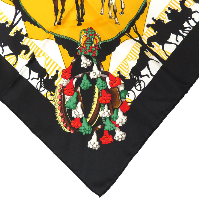 HERMES
Silk Large Square Carriage
Carré 90 FERIA DE SEVILLA Seville Holiday Scarf