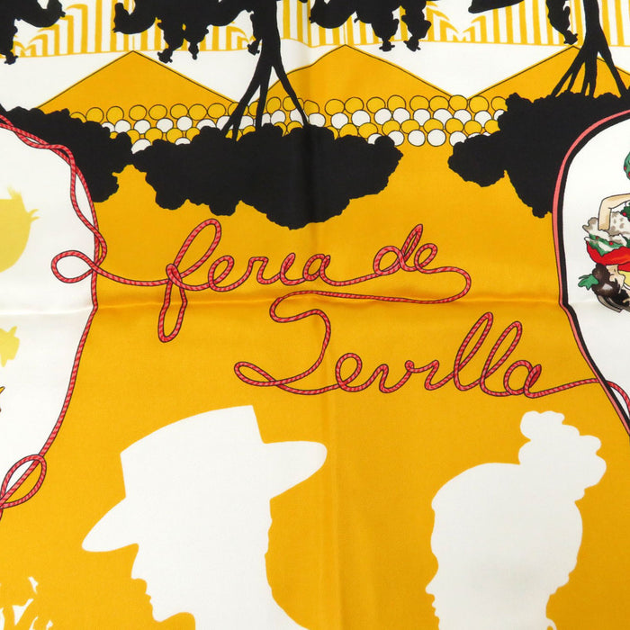 HERMES
Silk Large Square Carriage
Carré 90 FERIA DE SEVILLA Seville Holiday Scarf