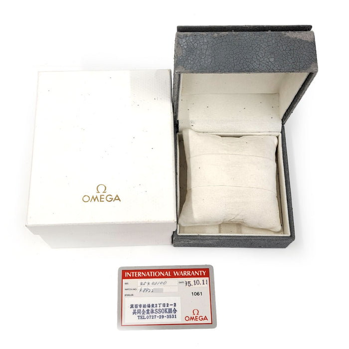 OMEGA De Ville Prestige Chronograph with Box and Warranty Card