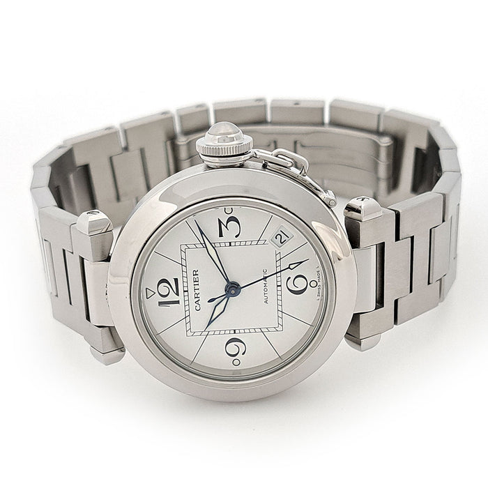 CARTIER 
パシャC ホワイトデイト 
ギャラ付