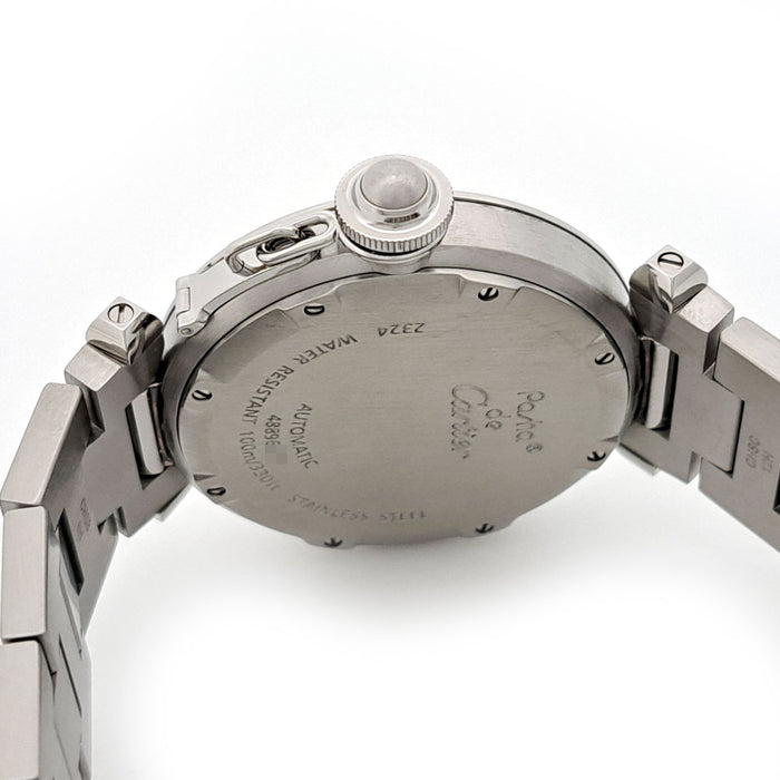 CARTIER 
パシャC ホワイトデイト 
ギャラ付