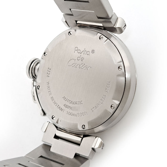 CARTIER 
パシャC ホワイトデイト 
ギャラ付