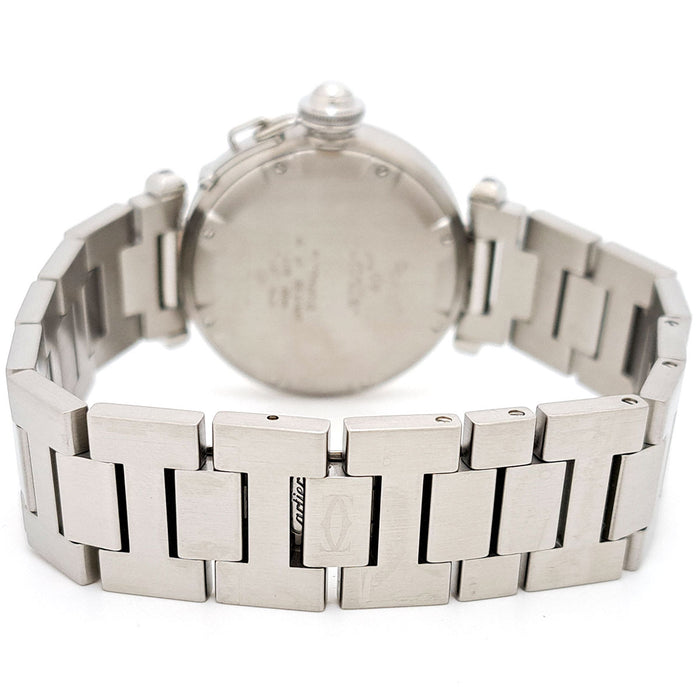CARTIER Pasha C de Cartier Watch Overhauled With Box and Warranty Card