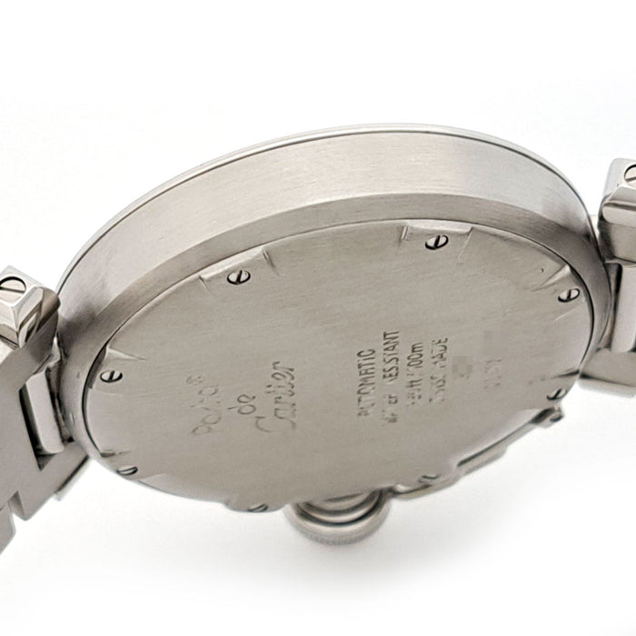 CARTIER Pasha C de Cartier Watch Overhauled With Box and Warranty Card