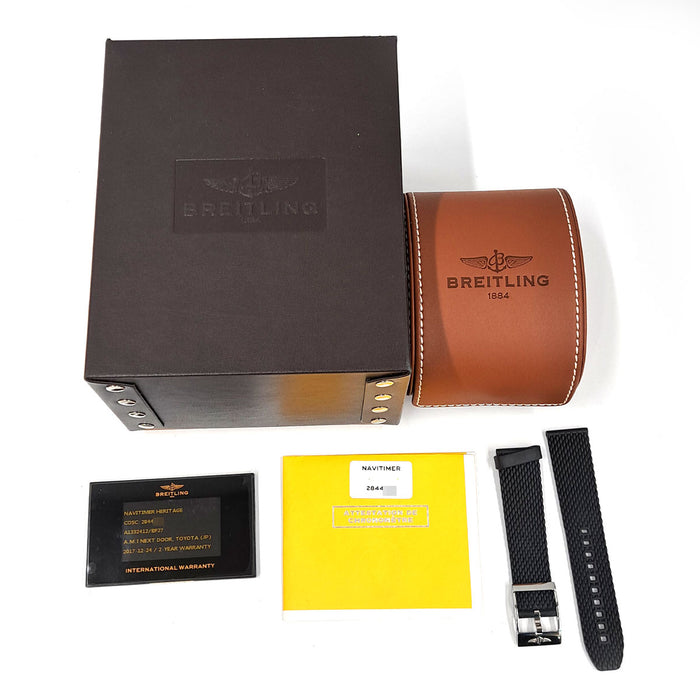 BREITLING Navitimer Chronograph with Box and Warranty Card