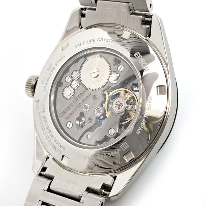 ORIENT 
M34 F8 スケルトン ハンドワインディング リミテッド 
箱ギャラ付