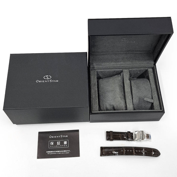 ORIENT 
M34 F8 スケルトン ハンドワインディング リミテッド 
箱ギャラ付