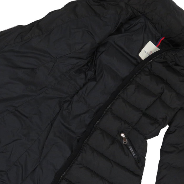 MONCLER 
ワッペン ダブルジップ ハイネック フード ナイロン 
FLAMMETTE フラメッテ ダウンコート