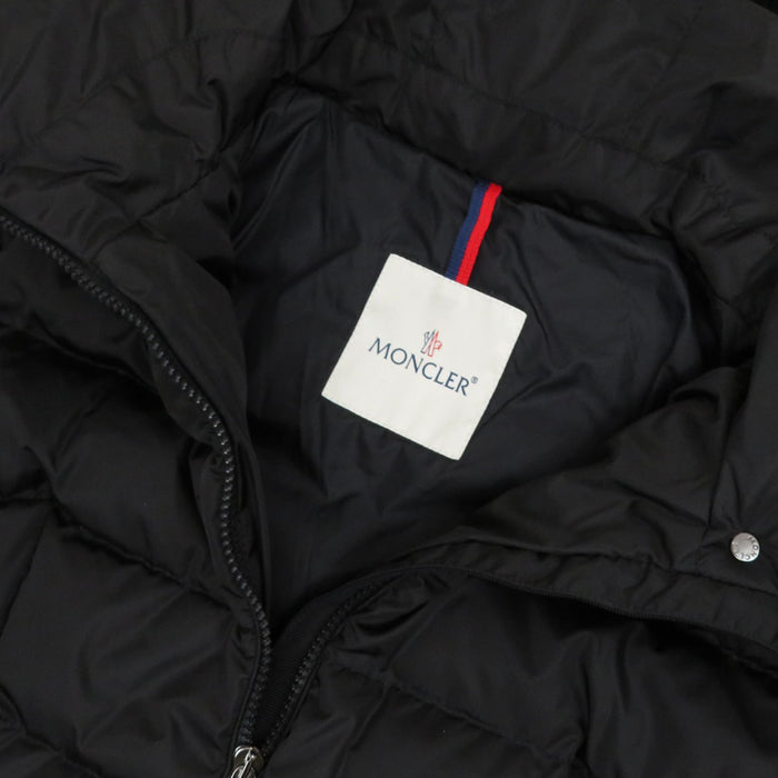 MONCLER 
ワッペン ダブルジップ ハイネック フード ナイロン 
FLAMMETTE フラメッテ ダウンコート