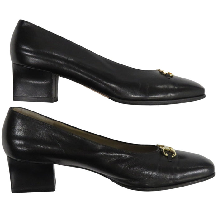 Salvatore Ferragamo 
レザー 
ガンチーニ パンプス