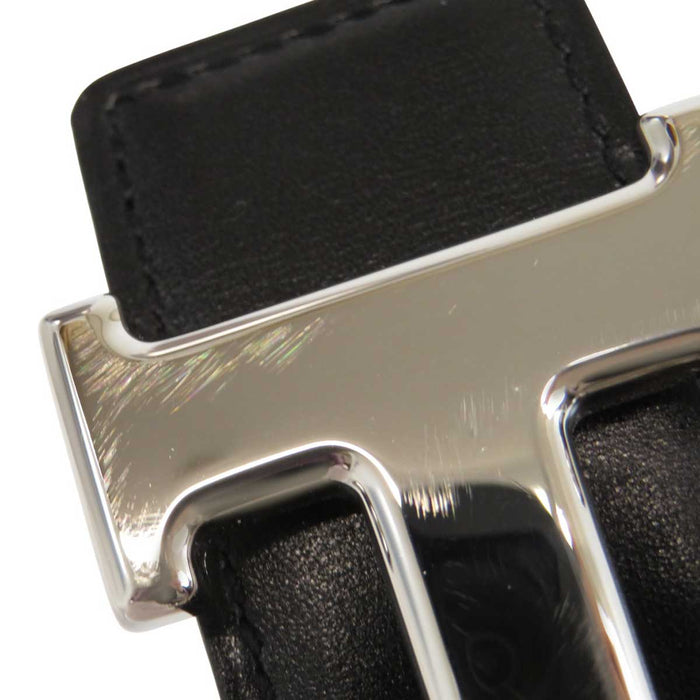 HERMES 
アッシュ □A刻印 シルバーカラー金具 
H バックル リバーシブル レザー ベルト 32MM
